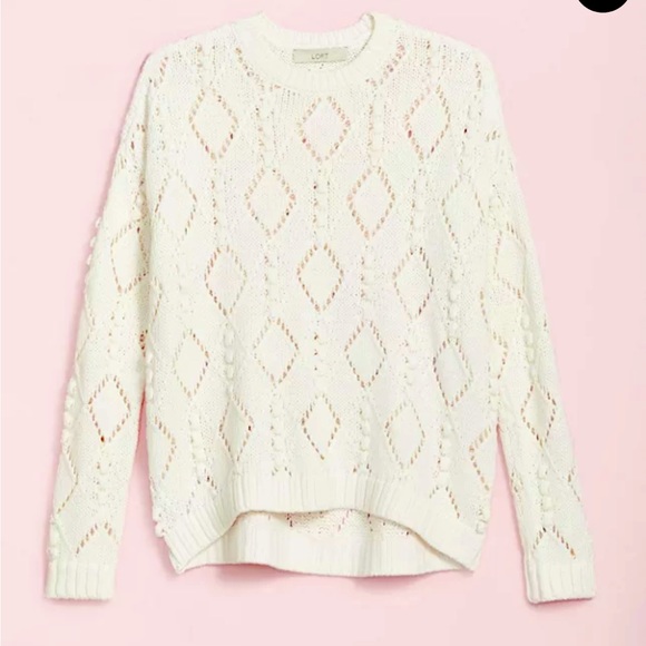 LOFT by Ann Taylor bubble drop knit sweater size 20/22 - Picture 2 of 6